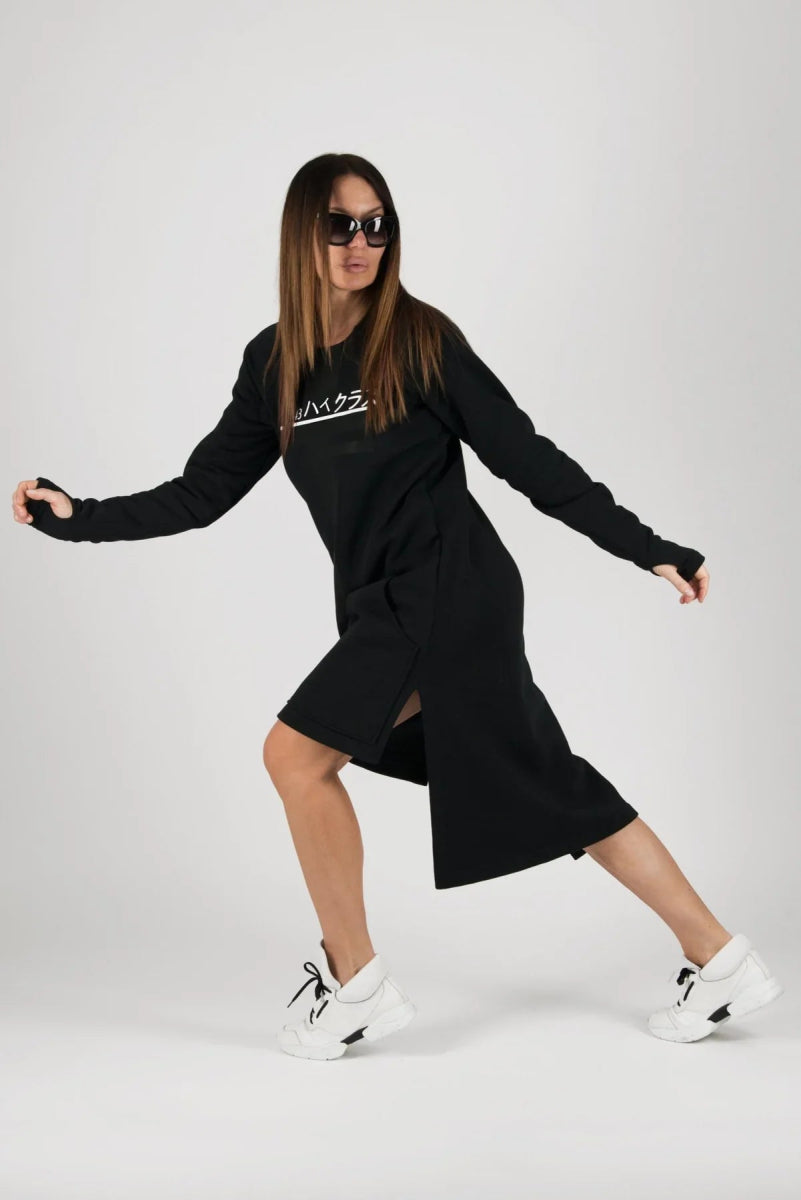 Sweatshirt Dress IZABELA BF - EUG Fashion