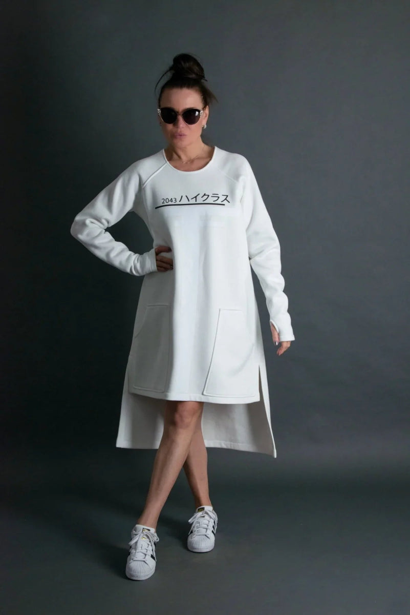 Sweatshirt Dress IZABELA BF - EUG FASHION EugFashion 