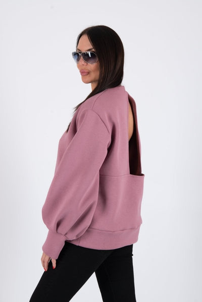 Sweatshirt Puff Sleeves ANJI - EUG FASHION EugFashion 