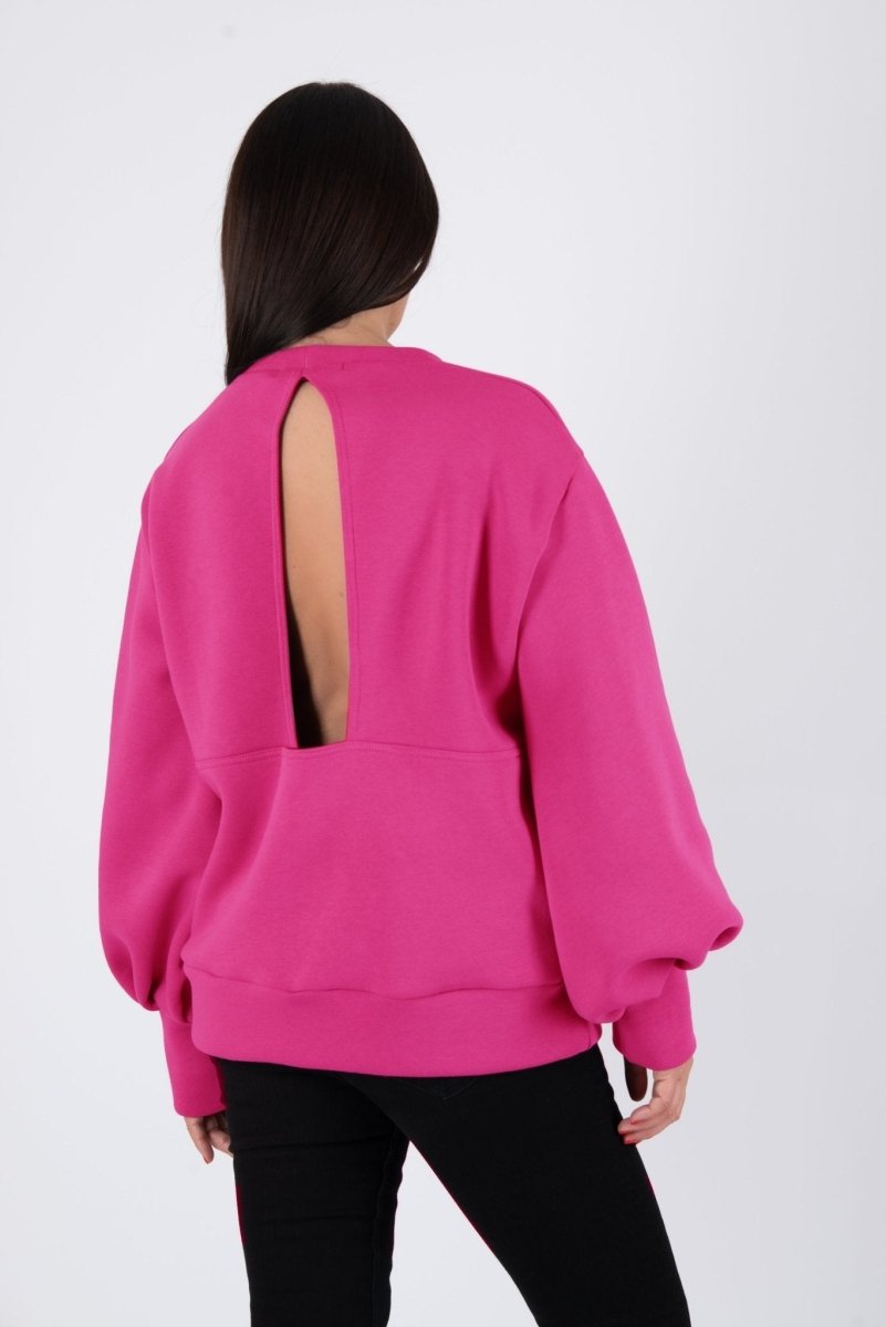 Sweatshirt Puff Sleeves ANJI - EUG FASHION EugFashion 