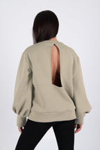 Sweatshirt Puff Sleeves ANJI - EUG Fashion