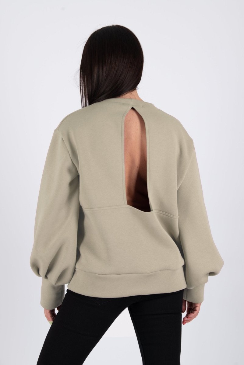 Sweatshirt Puff Sleeves ANJI - EUG Fashion