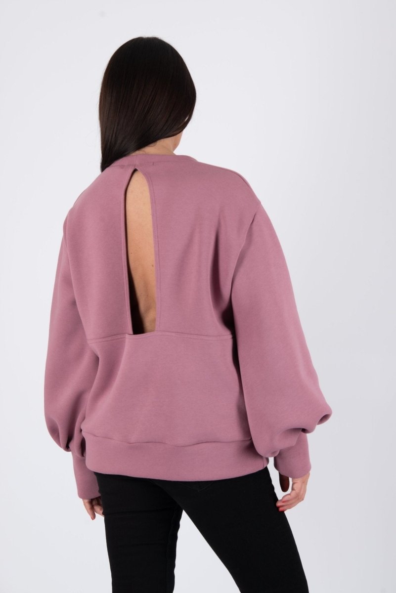 Sweatshirt Puff Sleeves ANJI - EUG Fashion