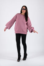 Sweatshirt Puff Sleeves ANJI - EUG Fashion