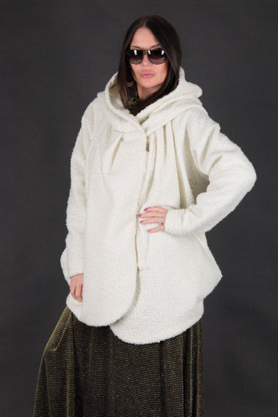 SYLVIA Wool Boucle Coat SALE - EUG Fashion EugFashion 