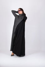 Turtleneck A line Long Dress VIVIAN BF - EUG Fashion