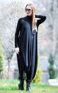 Turtleneck Harem Jumpsuit Iven - EUG Fashion