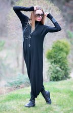 Turtleneck Harem Jumpsuit Iven - EUG Fashion