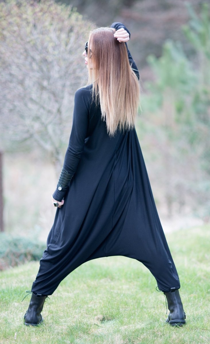 Turtleneck Harem Jumpsuit Iven - EUG Fashion