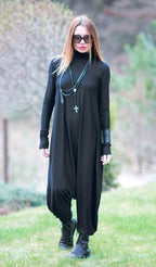 Turtleneck Harem Jumpsuit Iven - EUG Fashion