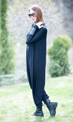 Turtleneck Harem Jumpsuit Iven - EUG Fashion