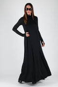 Turtleneck Long Dress VERONICA - EUG Fashion