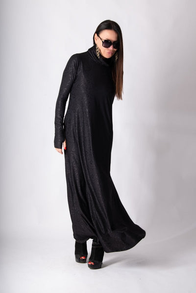 Turtleneck Long Dress VERONICA - EUG Fashion EugFashion 