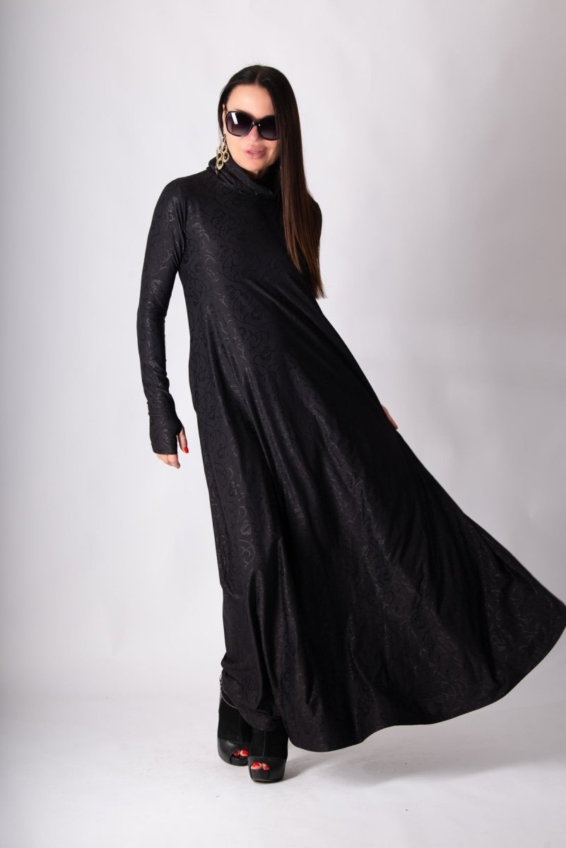 Turtleneck Long Dress VERONICA - EUG Fashion