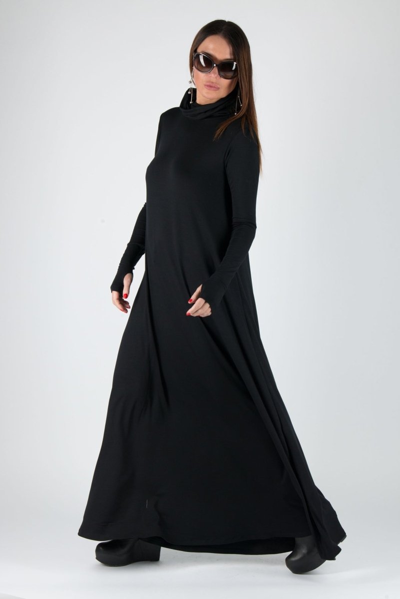 Turtleneck Long Dress VERONICA - EUG Fashion