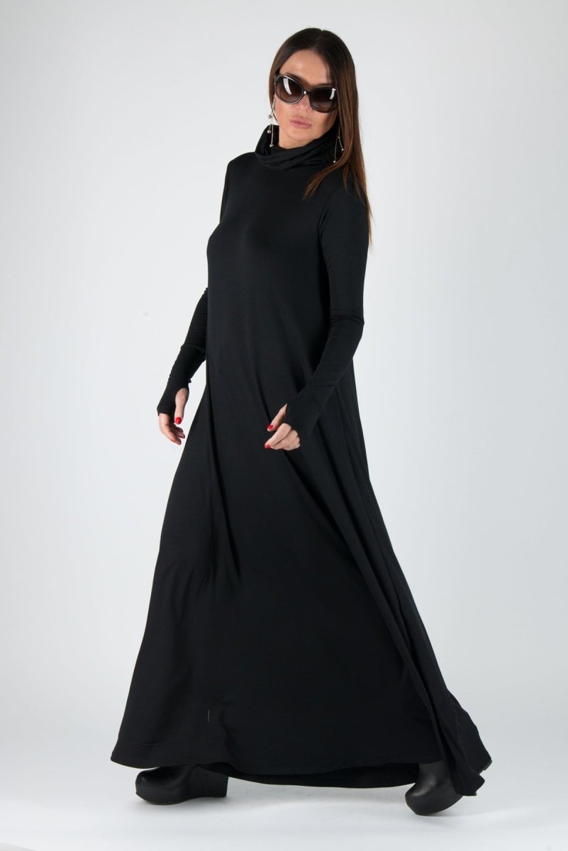 Turtleneck Long Dress VERONICA - EUG Fashion EugFashion 