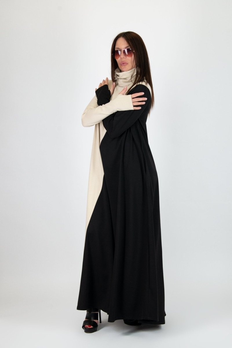 Turtleneck Long Dress ViVIAN BF - EUG Fashion