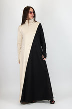 Turtleneck Long Dress ViVIAN BF - EUG Fashion
