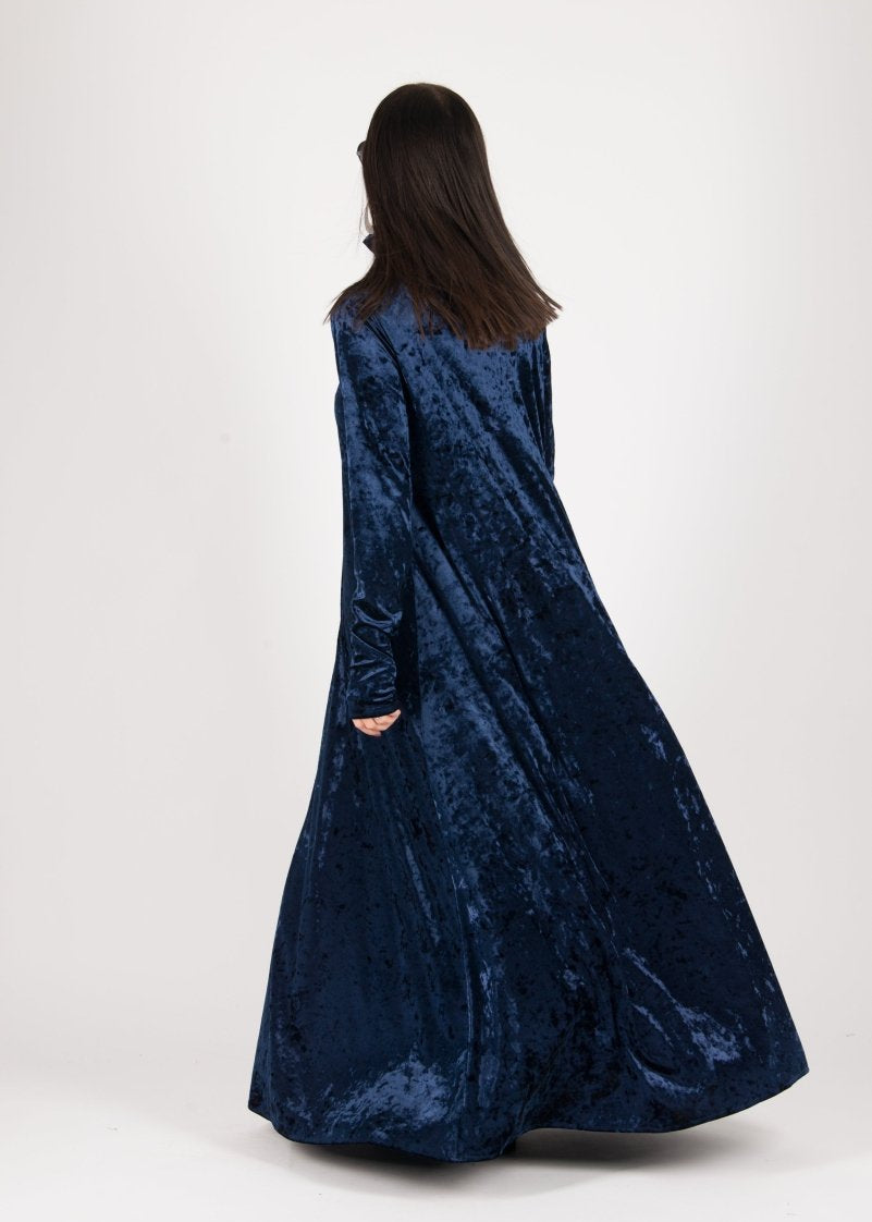 Turtleneck long Velvet Dress Vivian - EUG Fashion