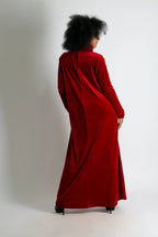 Turtleneck Velvet Dress Vivian - EUG Fashion