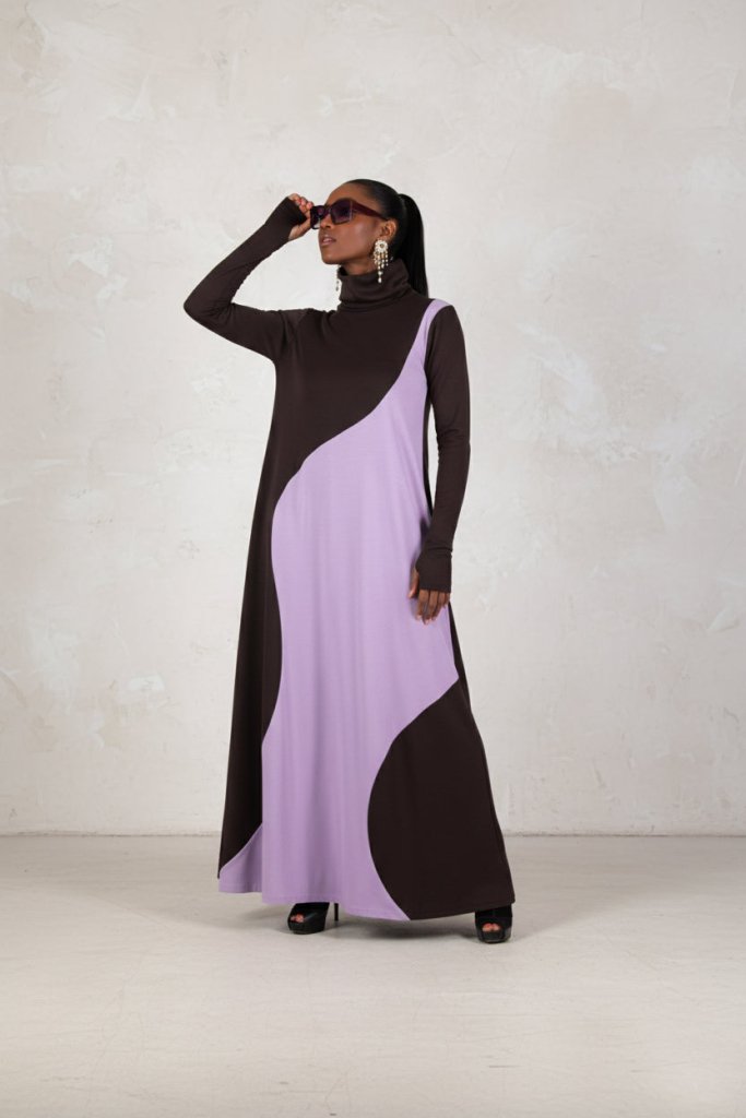 Turtleneck winter Dress VIVIAN - EUG Fashion EugFashion 