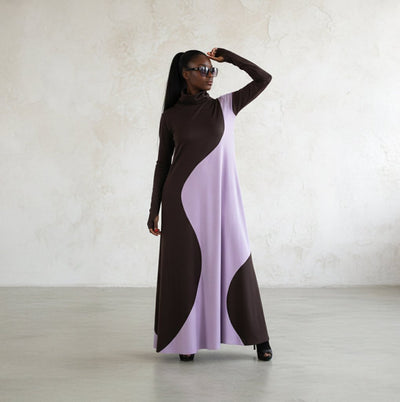Turtleneck winter Dress VIVIAN - EUG Fashion EugFashion 