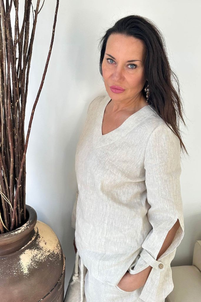 Two pieces Linen Set Jada - EUG Fashion
