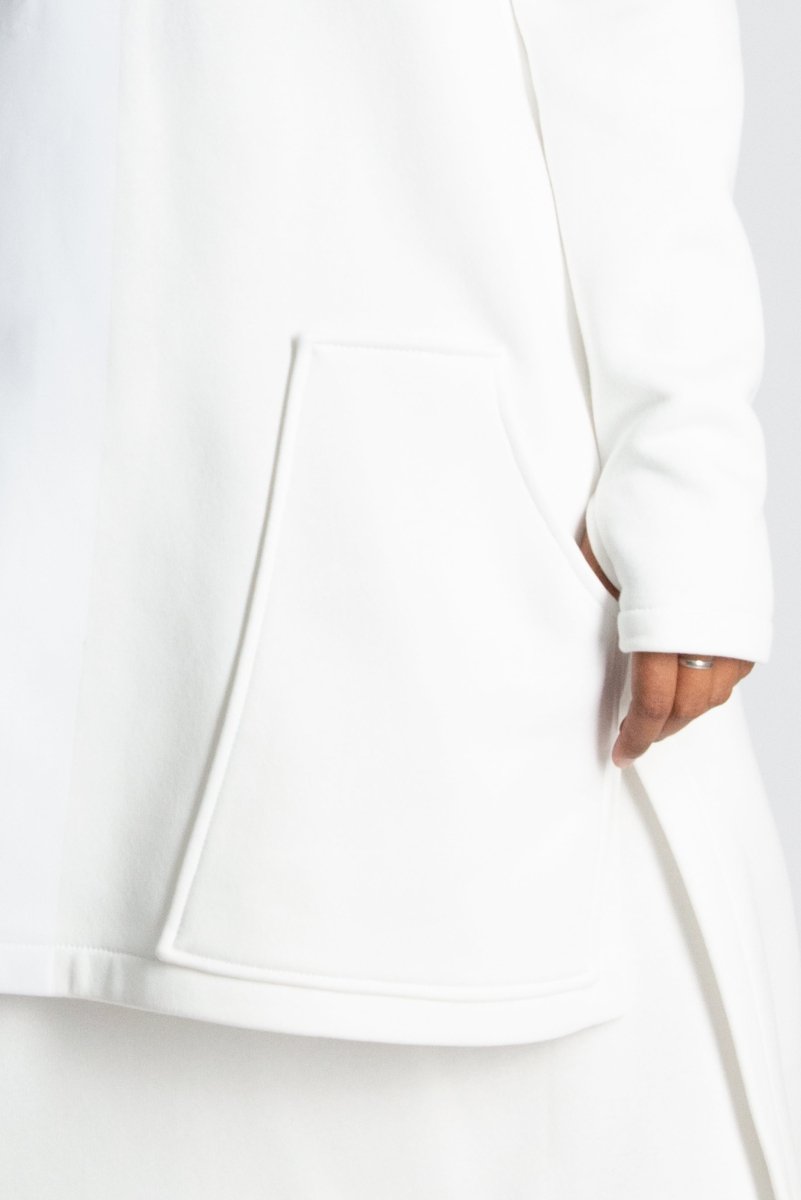 Two pieces set Outfit in white DENIS - EUG Fashion