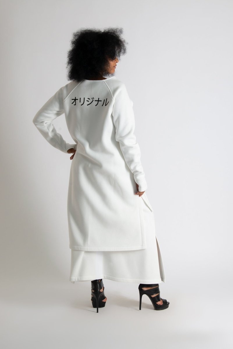 Two pieces set Outfit in white DENIS - EUG Fashion