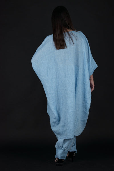 Two Pieces Wide Linen Set ALISON - EUG Fashion EugFashion 