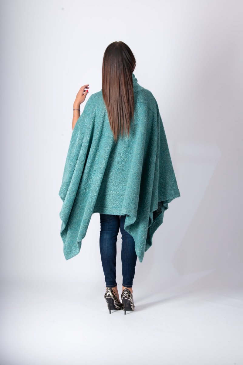 Warm Knitted Poncho EVA - EUG Fashion