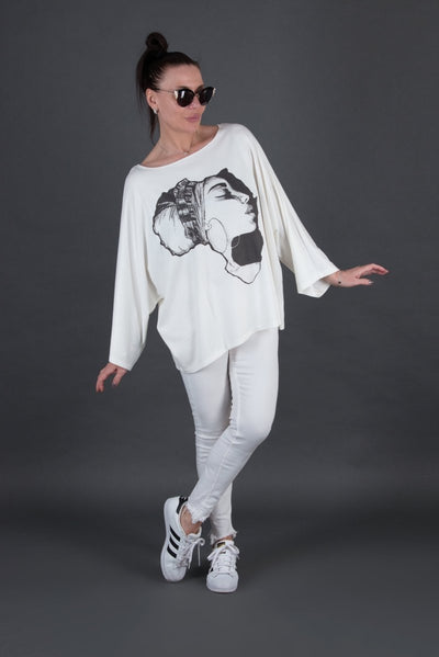 White African Woman Top NIKI - EUG FASHION EugFashion 