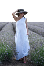 white-linen-dress-for-summer #white