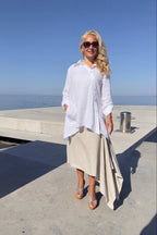 linen shirt palermo white color