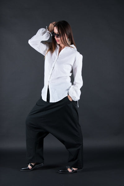 White Linen Shirt JENNA - EUG Fashion EugFashion 