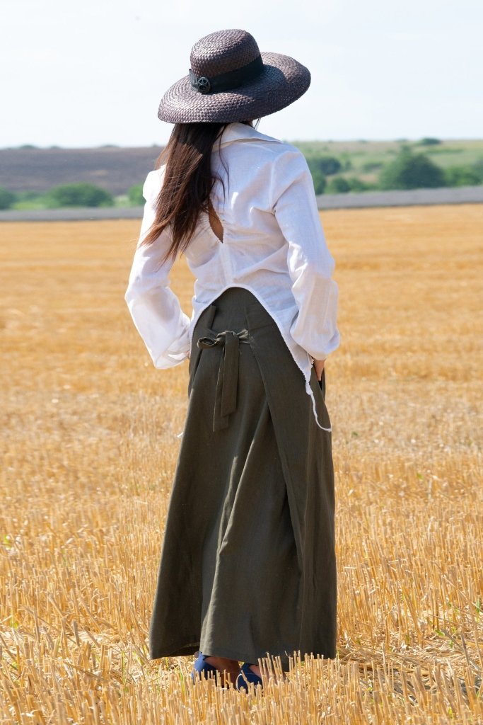 White Linen Shirt JENNA - EUG Fashion