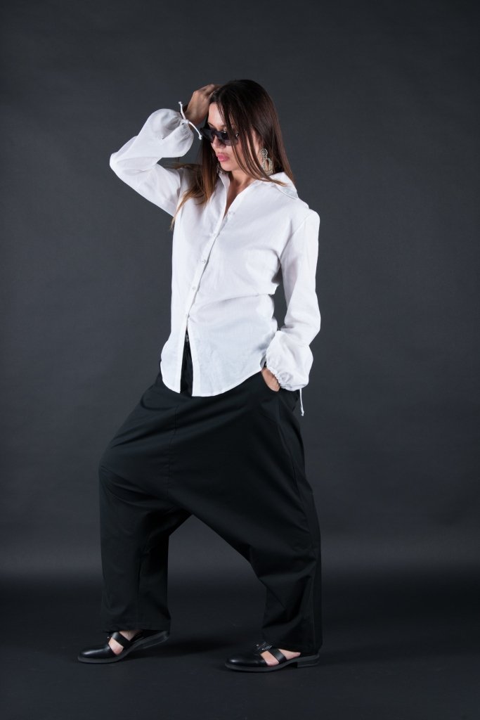 White Linen Shirt JENNA - EUG Fashion