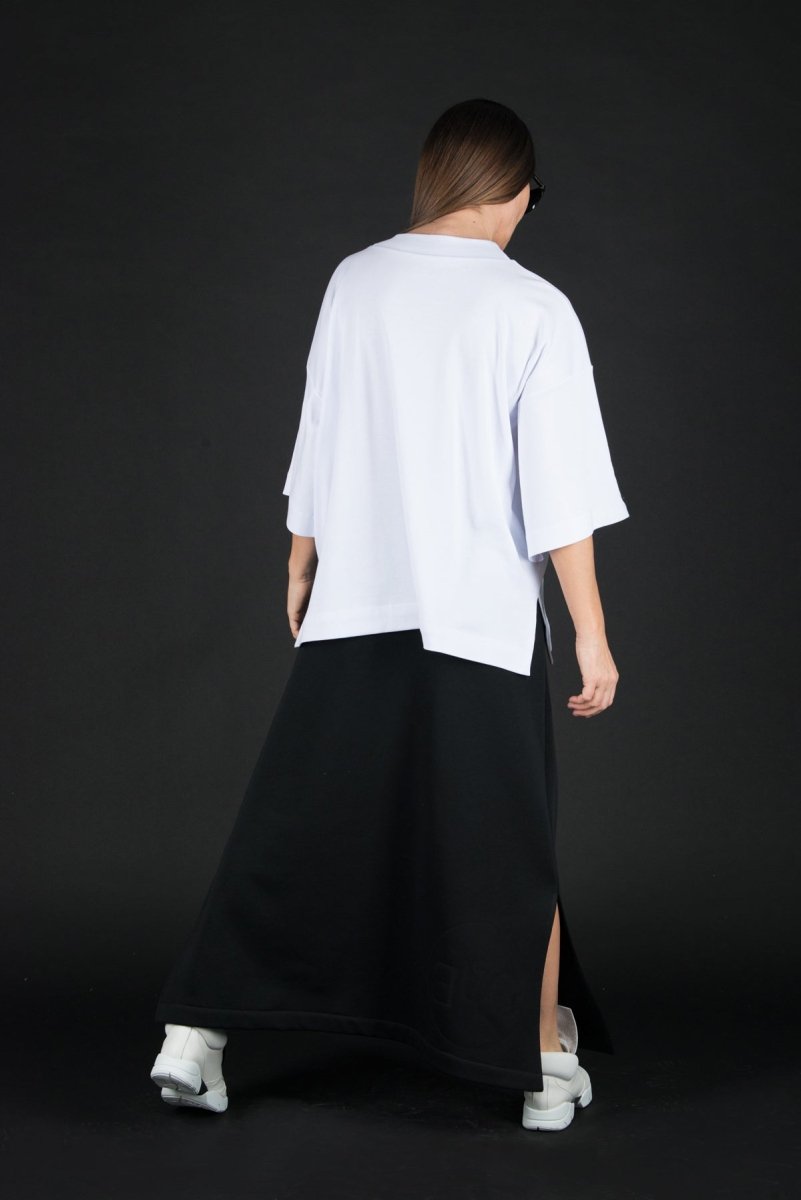 White Loose Tshirt FRIDA - EUG Fashion
