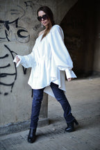 White off shoulder Tunic Felicia - EUG Fashion