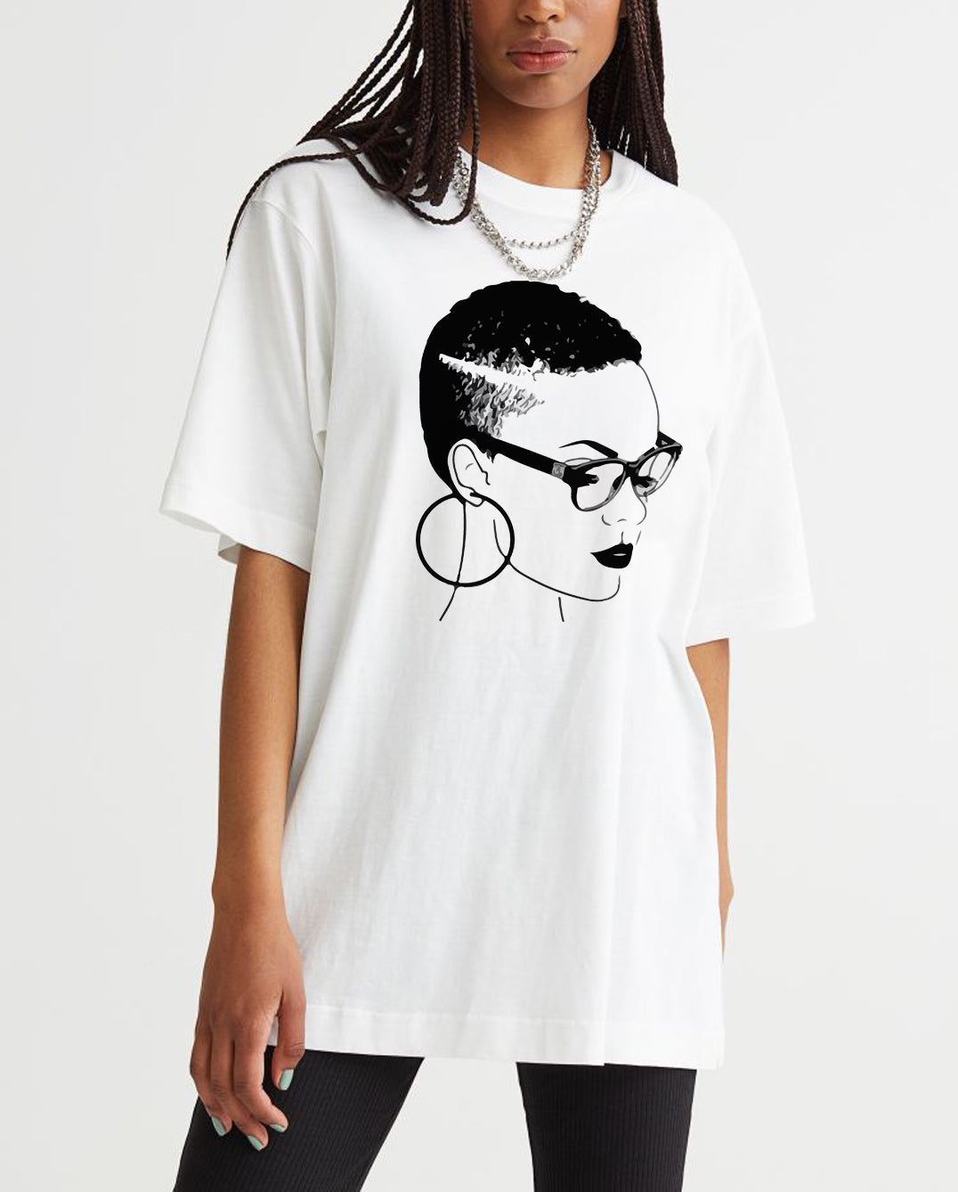 African Woman Art T-shirt EugFashion 