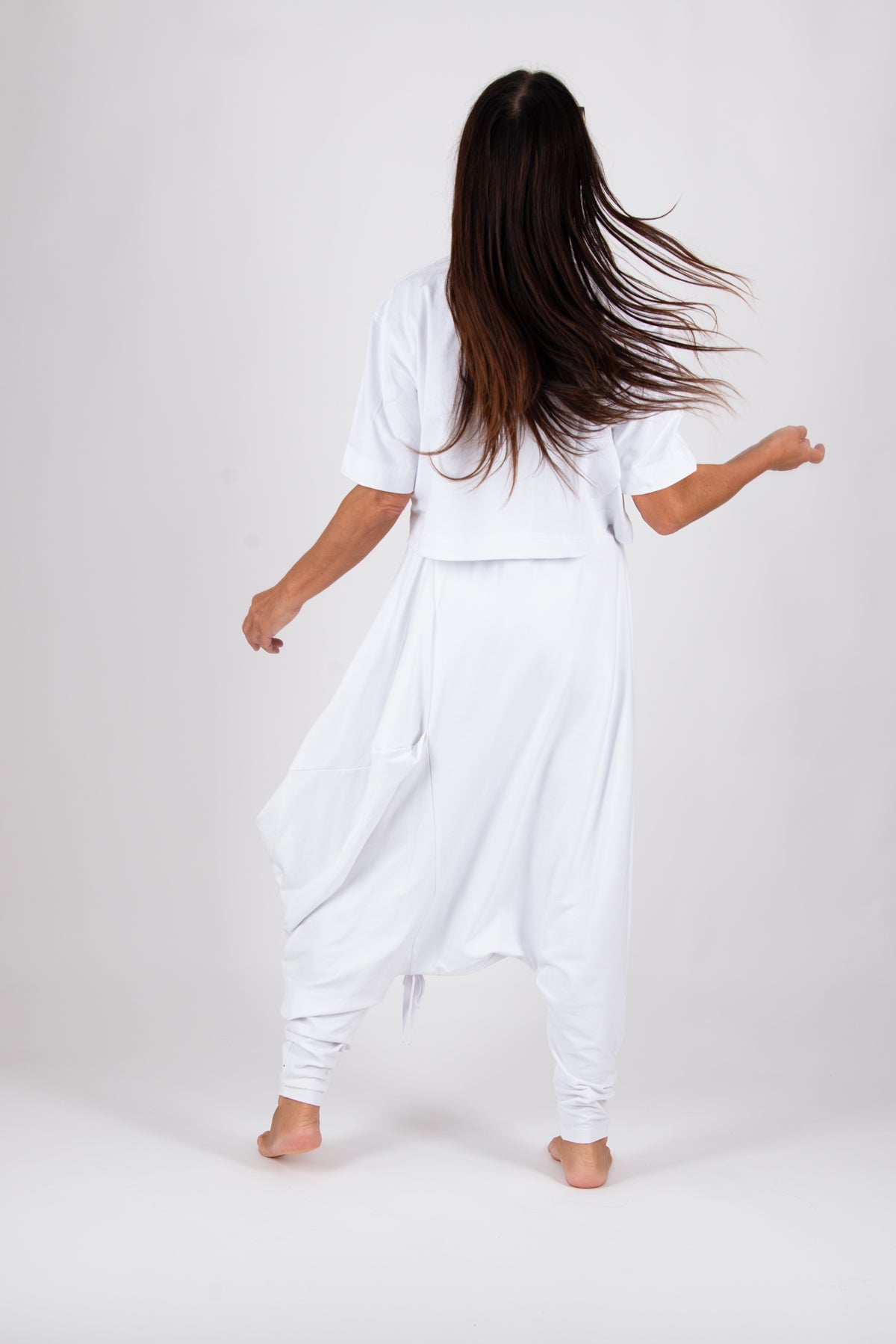 White harem pants Asta — EUG Fashion #white
