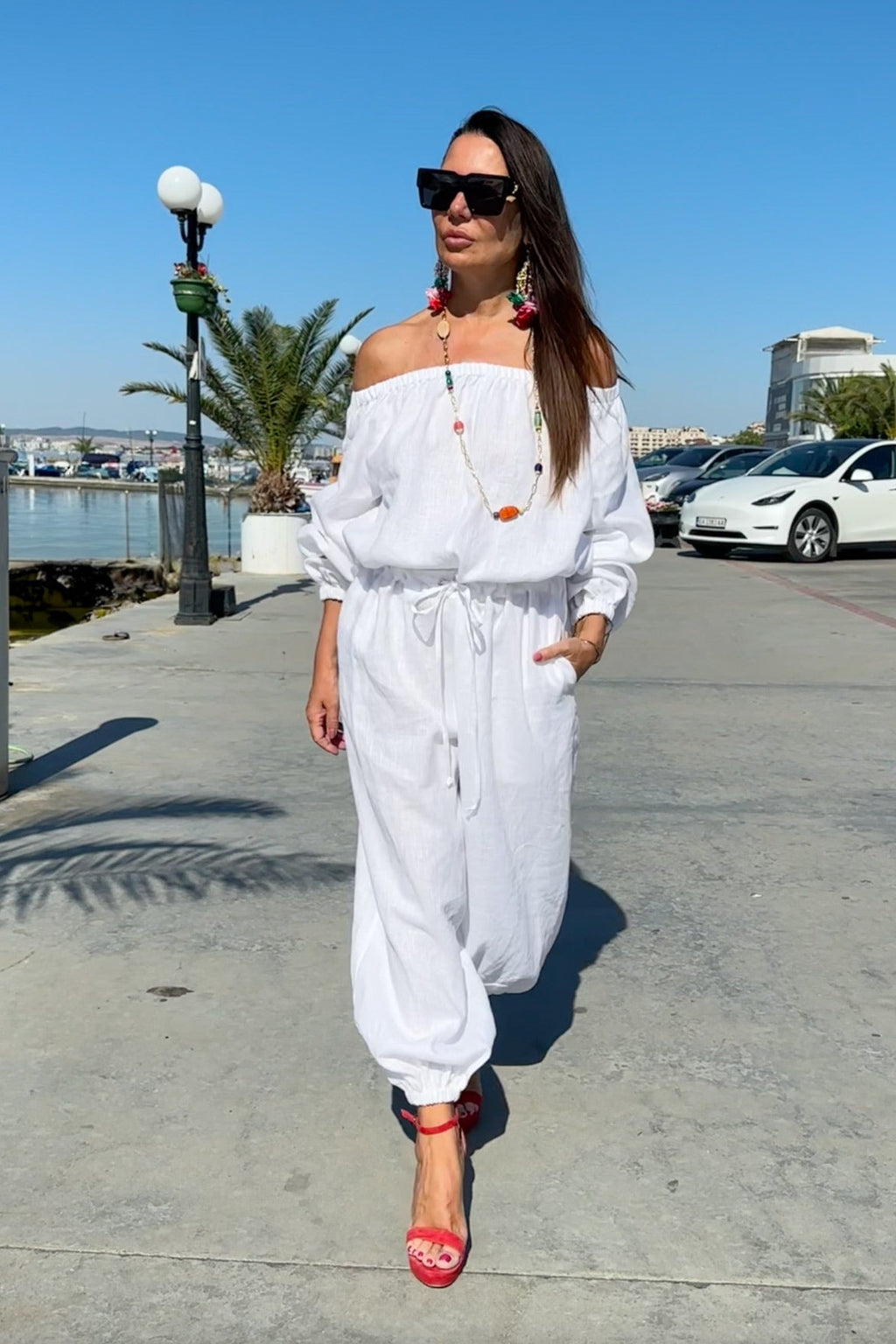 Off Shoulder Linen Jumpsuit Bohemy EUG Fashion off-shoulder-linen-jumpsuit-bohemy-eug-fashion