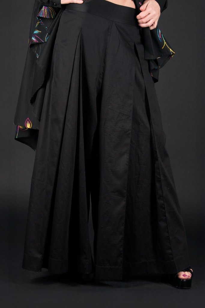 Wide Cotton Pants Paloma - EUG Fashion