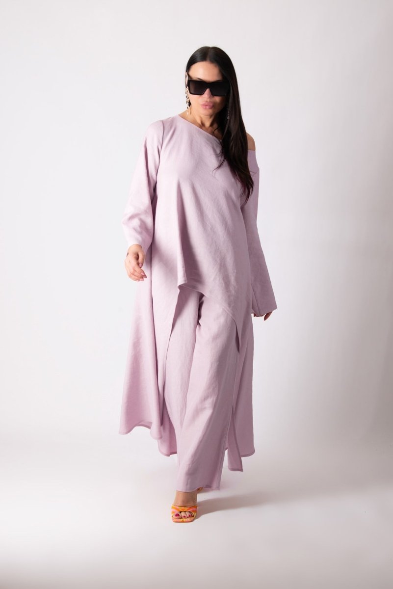 Wide Elegant Linen Set JESIKA - EUG Fashion