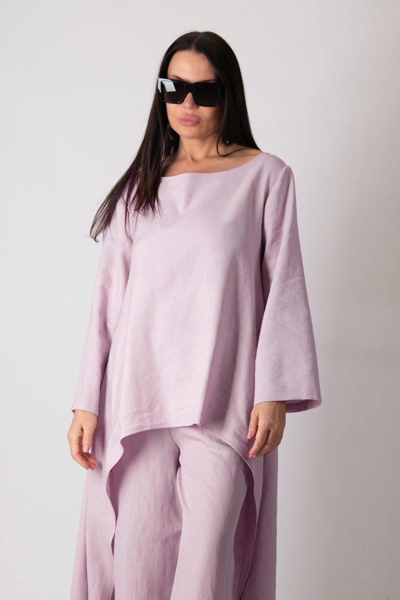 Wide Elegant Linen Set JESIKA - EUG Fashion