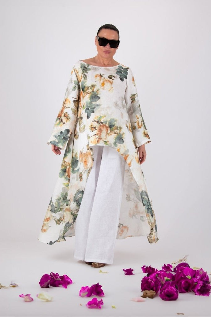 Wide linen SET JESIKA - EUG Fashion