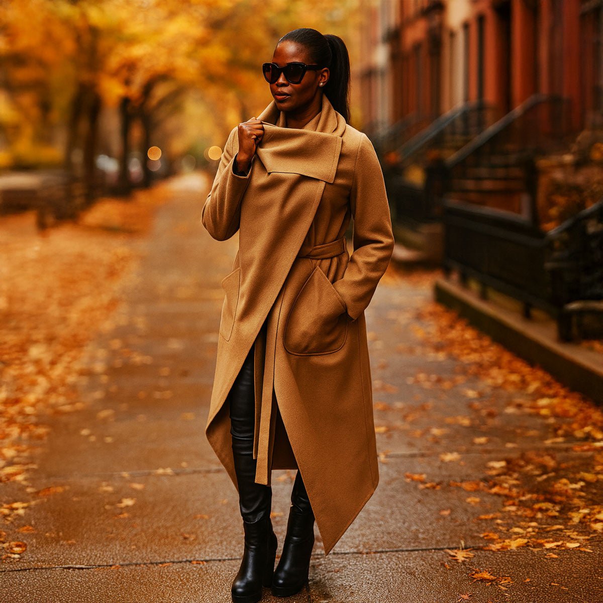Winter Cashmere Coat VICTORIA - EUG Fashion EugFashion 