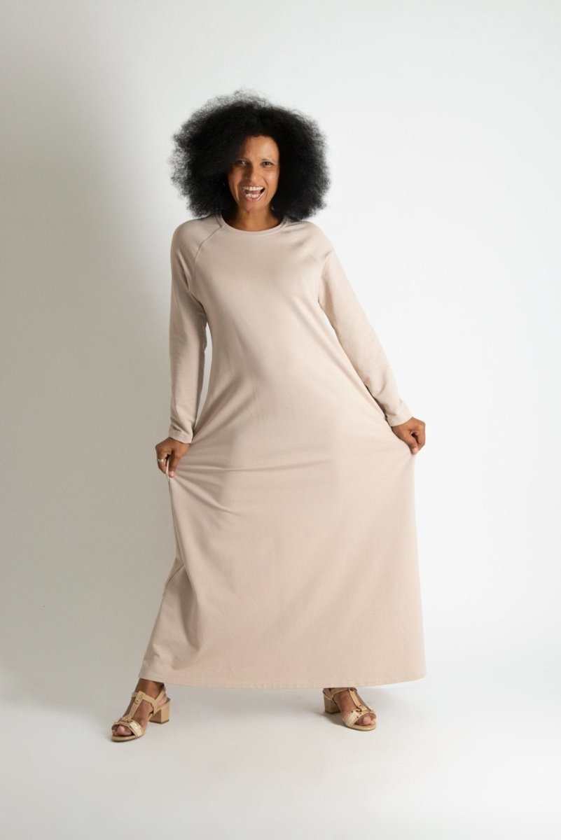 Winter Cotton Dress BRENNA - EUG Fashion