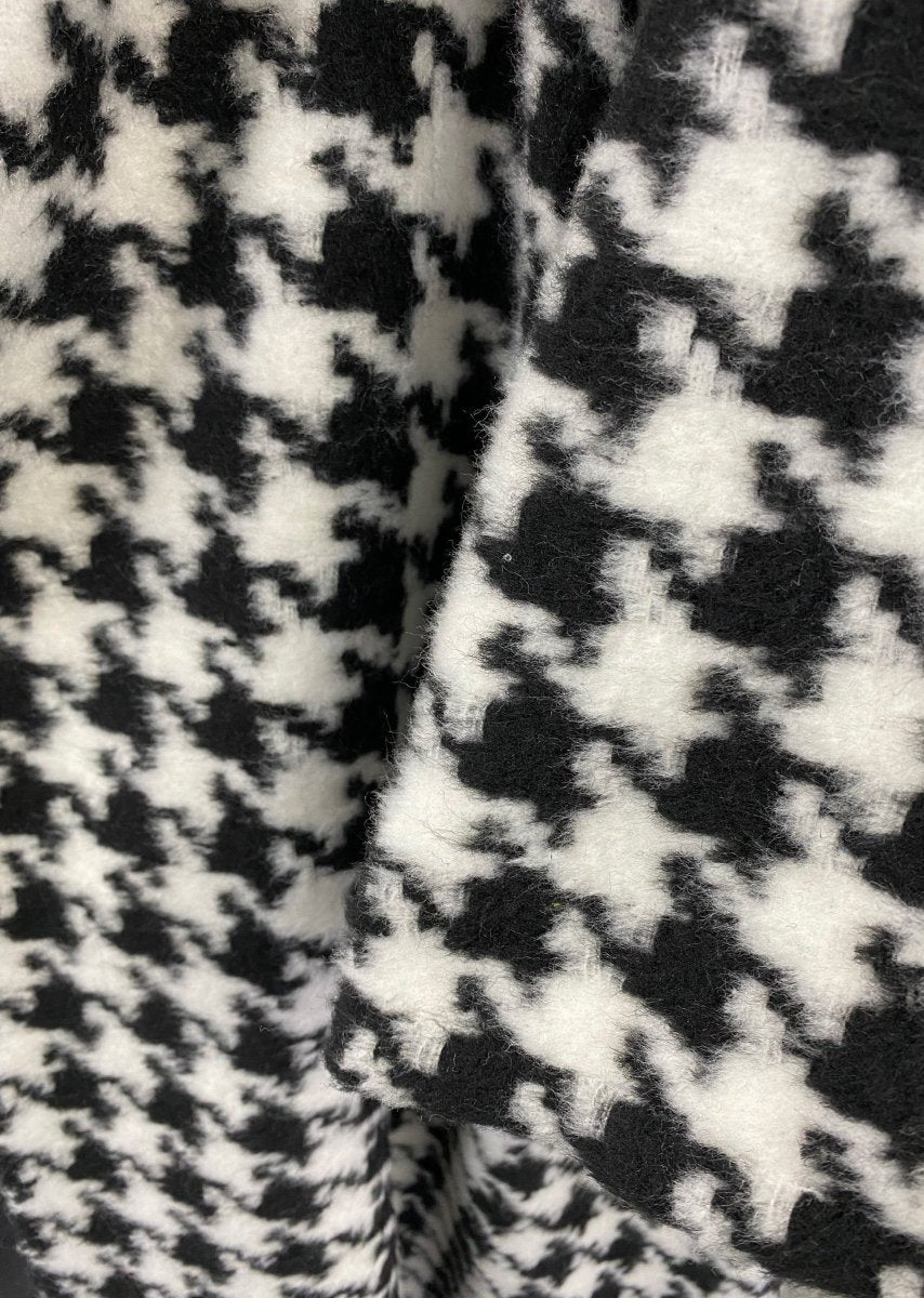Winter Houndstooth Coat Ofelia - EUG Fashion