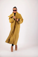 Winter Houndstooth Coat OFELIA BF - EUG Fashion